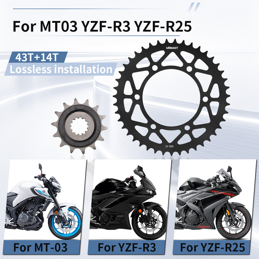 MRRANGT, компоненты цепного пр – обзор и цена Titanium Motorcycle Rear Sprocket 520